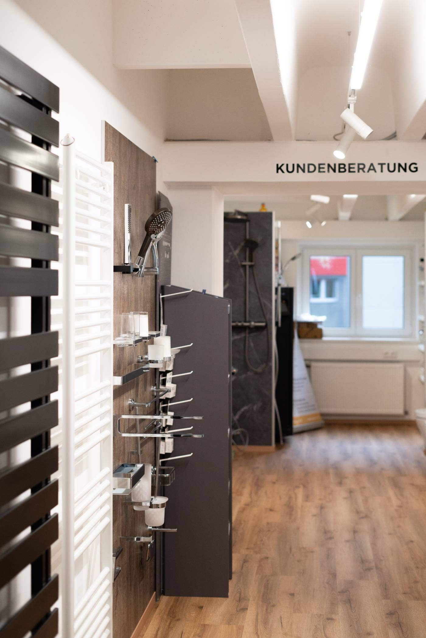 Kundenausstellung Armaturen Badezimmer